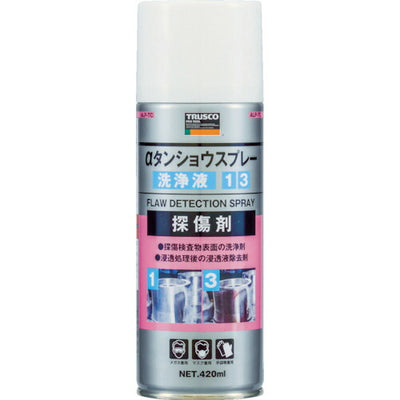 トラスコ中山（TRUSCO）　αタンショウスプレー 洗浄液 420mｌ　【品番：ALP-TC】