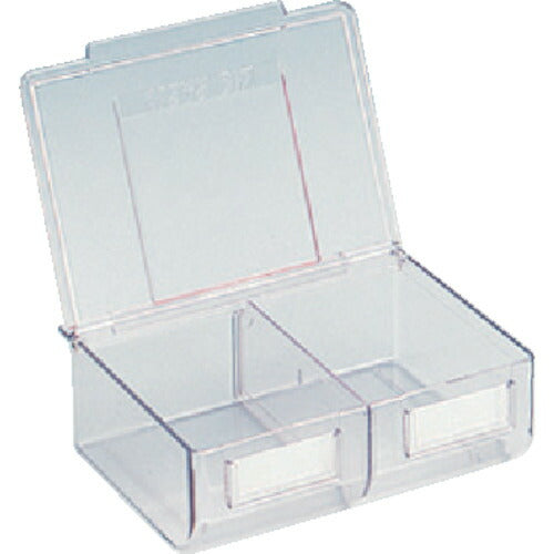 トラスコ中山（TRUSCO）　ライトビン フタ付 197×169×H71 透明　【品番：A-P】