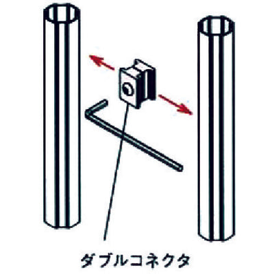 トラスコ中山（TRUSCO）　セーフティガード用連結金具　【品番：ASFG-RK】