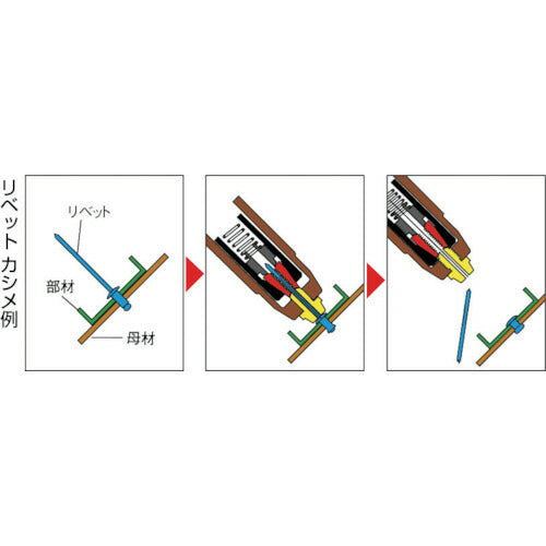 トラスコ中山（TRUSCO）　ブラインドリベット（アルミ／鉄） 4-5 70本入　【品番：AT-45】
