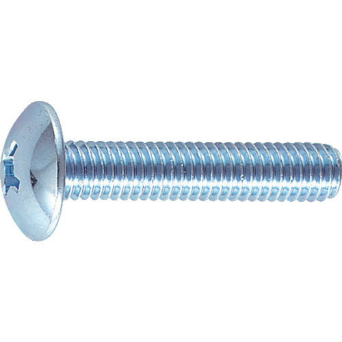 トラスコ中山（TRUSCO）　トラス頭小ネジ ユニクロ 全ネジ  M3×6 280本入　【品番：B04-0306】