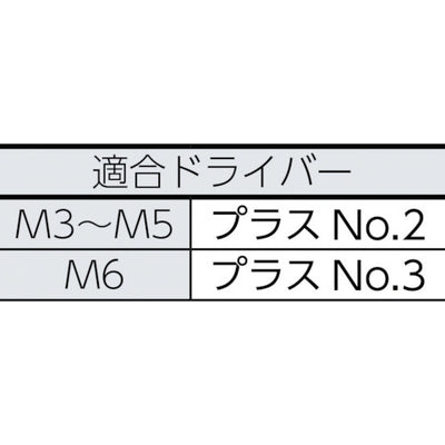 トラスコ中山（TRUSCO）　ナベ頭タッピングねじ ユニクロ M5×30 60本入　【品番：B07-0530】
