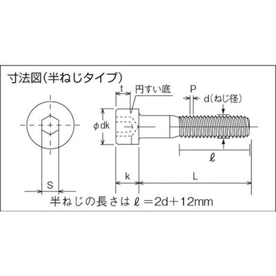 トラスコ中山（TRUSCO）　低頭六角穴付ボルト ステンレス半ネジ サイズM4×25 8本入　【品番：B089-0425】