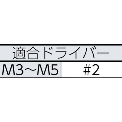 トラスコ中山（TRUSCO）　十字ピンナベ頭小ねじ 三価クロム M3×8 65本入　【品番：B114-0308】