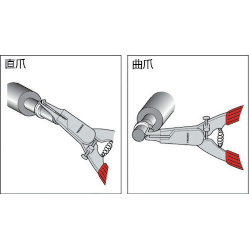 トラスコ中山（TRUSCO）　スナップリング軸用 サイズS-38 7個入　【品番：B32-0038】