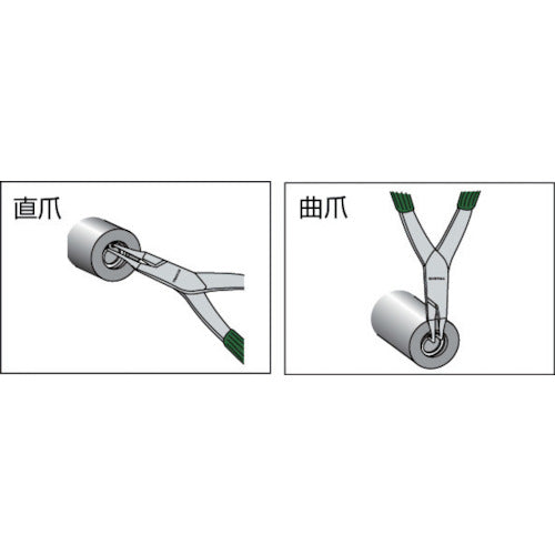 トラスコ中山（TRUSCO）　スナップリング穴用呼び径R-8 （55個入）　【品番：B33-0008】