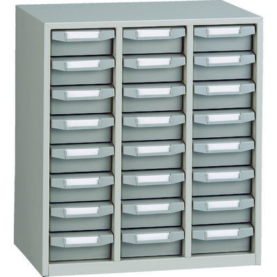 トラスコ中山（TRUSCO）　バンラックケースB型 3列8段 ネオグレー　【品番：B-38 NG】