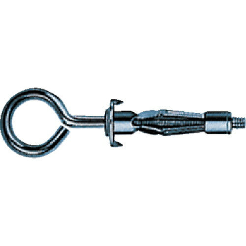 トラスコ中山（TRUSCO）　ボードファスナー 丸型フック スチール M4×36 8本入　【品番：B-409OBT】