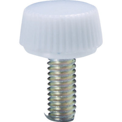 トラスコ中山（TRUSCO）　化粧ビス NO.1 白 M4×10 30個入　【品番：B46-0410】