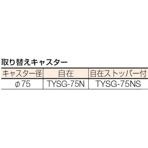トラスコ中山（TRUSCO）　箱台車 内寸580×400 ナイロン車　【品番：B-4B】