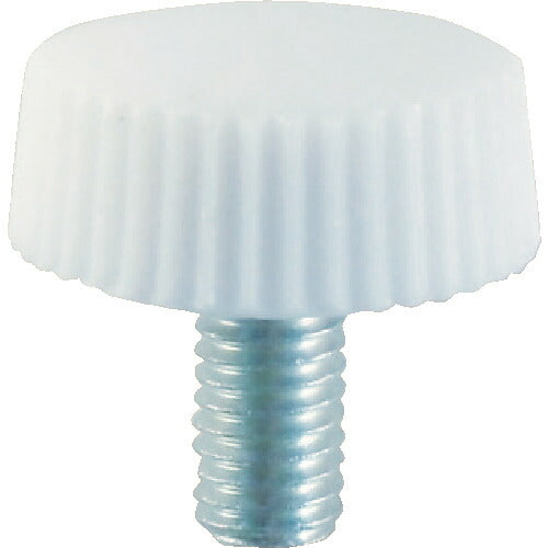 トラスコ中山（TRUSCO）　化粧ビス NO.3 白 M5×9 15個入　【品番：B53-0509】