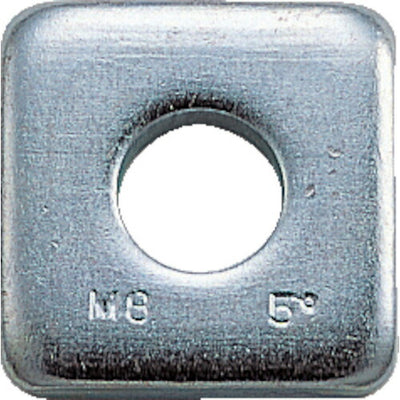 トラスコ中山（TRUSCO）　テーパーワッシャー ユニクロム サイズM6（1/4） 18個入　【品番：B55-0006】