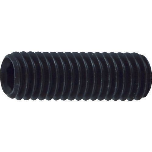 【メール便対応】トラスコ中山（TRUSCO）　六角穴付き止めネジ 平先 スチール M5×12 80本入　【品番：B63-0512】