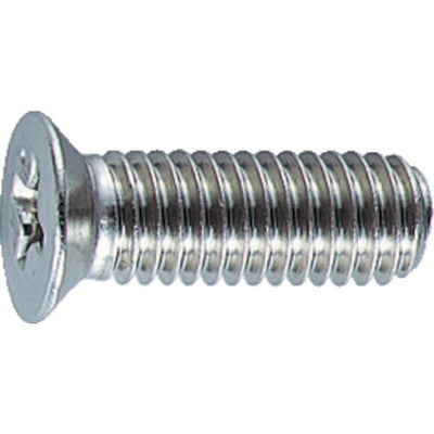 トラスコ中山（TRUSCO）　皿頭サッシュ小ネジ ステンレス 全ネジ  M5×12 100本入　【品番：B65-0512】