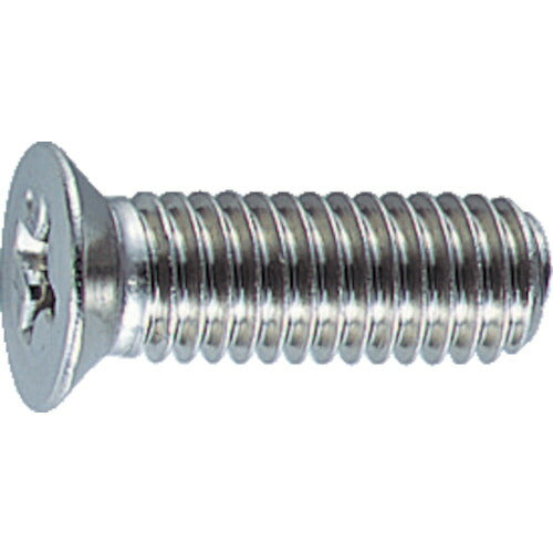 トラスコ中山（TRUSCO）　皿頭サッシュ小ネジ ステンレス 全ネジ  M5×12 100本入　【品番：B65-0512】