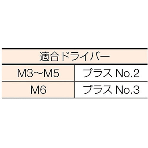 トラスコ中山（TRUSCO）　皿頭小ネジ 三価 白  全ネジ M5×45 28本入　【品番：B702-0545】