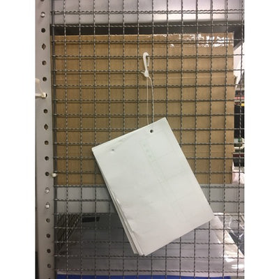 トラスコ中山（TRUSCO）　はがき・チラシ用フック 全長274mm 内径12mm 100本入　【品番：SFLL-100】