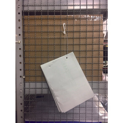 トラスコ中山（TRUSCO）　はがき・チラシ用フック 全長151mm 内径12mm 100本入　【品番：SFLS-100】