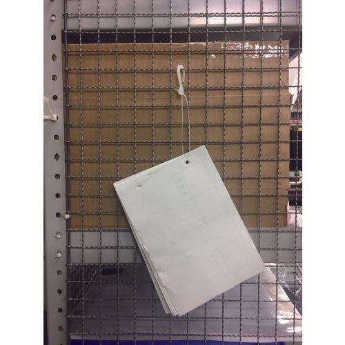 トラスコ中山（TRUSCO）　はがき・チラシ用フック 全長151mm 内径12mm 100本入　【品番：SFLS-100】