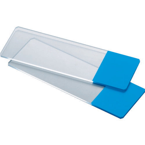 トラスコ中山（TRUSCO）　スライドガラス フロスト有 ブルー　【品番：SG-FB】