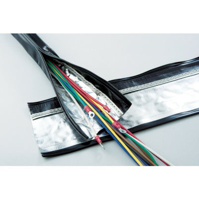 トラスコ中山（TRUSCO）　電磁波シールド結束チューブ ジッパータイプ 50Φ10m　【品番：SHNF-50-10】
