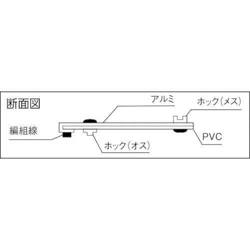 トラスコ中山（TRUSCO）　電磁波シールド結束チューブ ジッパータイプ 50Φ10m　【品番：SHNF-50-10】