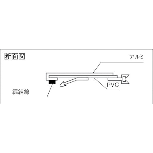 トラスコ中山（TRUSCO）　電磁波シールド結束チューブ ジッパータイプ 70Φ10m　【品番：SHNF-70-10】
