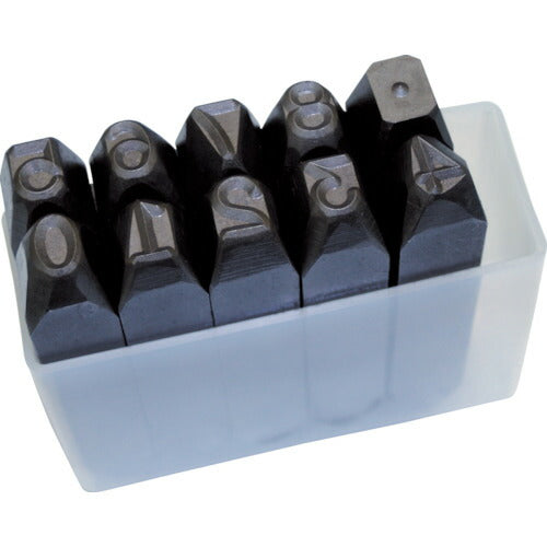 トラスコ中山（TRUSCO）　数字刻印セット 16mm　【品番：SK-160】