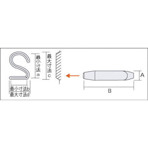 トラスコ中山（TRUSCO）　逆数字刻印セット 13mm　【品番：SKB-130】
