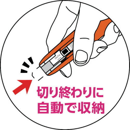 【メール便対応】トラスコ中山（TRUSCO）　コンパクトセーフティカッター替刃 10枚入　【品番：SKB-7】