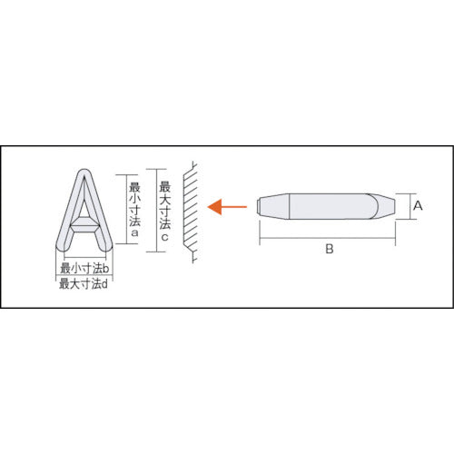 トラスコ中山（TRUSCO）　逆英字刻印セット 8mm　【品番：SKC-80】