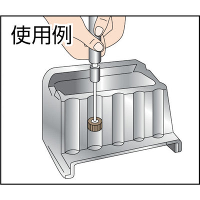 【メール便対応】トラスコ中山（TRUSCO）　スピン軸 6mm×40mm　【品番：SS-6040】