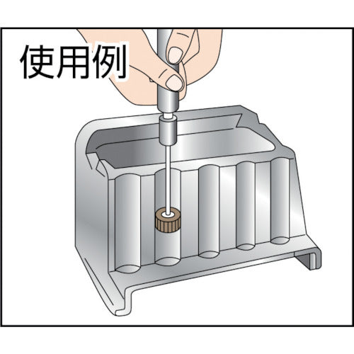 【メール便対応】トラスコ中山（TRUSCO）　スピン軸 6mm×40mm　【品番：SS-6040】