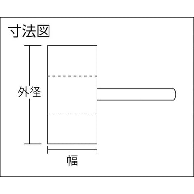 トラスコ中山（TRUSCO）　スピン軸 6mm×100mm　【品番：SS-6100】