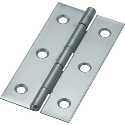 【メール便対応】トラスコ中山（TRUSCO）　ステンレス製薄口蝶番 全長51.0mm （10個入）　【品番：ST-550-51】