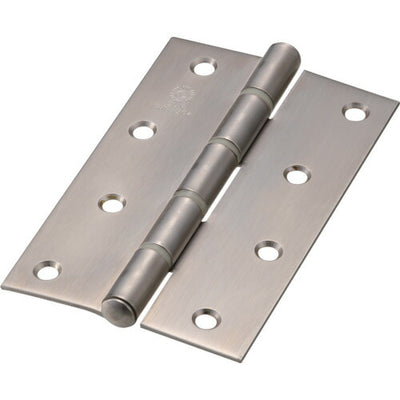 【メール便対応】トラスコ中山（TRUSCO）　ステンレス製厚口蝶番 ナイロンリング入 全長127mm （2個入）　【品番：ST-888NR-127HL】