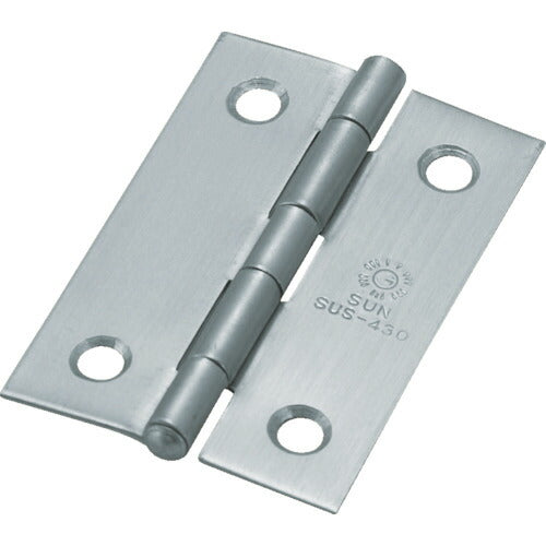 【メール便対応】トラスコ中山（TRUSCO）　ステンレス製中厚蝶番 全長51mm （10個入）　【品番：ST-999-51HL】