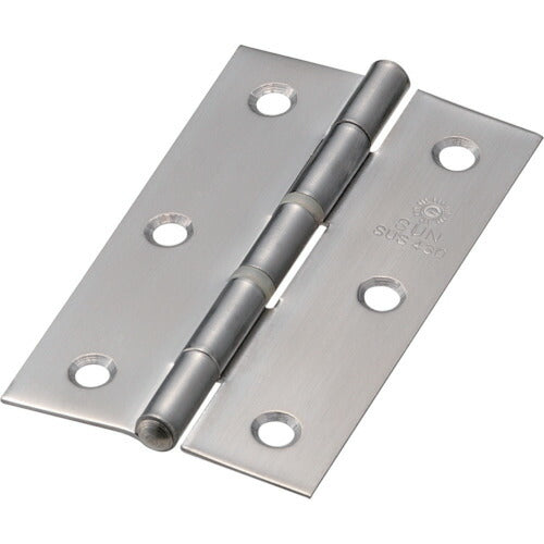 【メール便対応】トラスコ中山（TRUSCO）　ステンレス製中厚蝶番 ナイロンリング入 全長76mm （4個入）　【品番：ST-999NR-76HL】