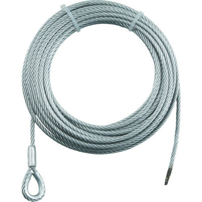 トラスコ中山（TRUSCO）　手動ウインチ用SUSワイヤーΦ8×40M用（シンブル入りロック）　【品番：SUSWWS8-40】