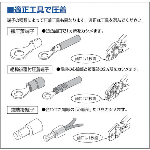 【メール便対応】トラスコ中山（TRUSCO）　裸圧着端子先開形φ3.7長さ15.0 （50個入）　【品番：T-1.25Y-3.5】