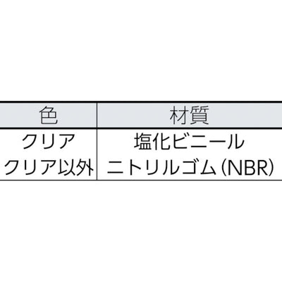 トラスコ中山（TRUSCO）　安心クッション L字型 小 10本入り ブラック　【品番：T10AC-16】
