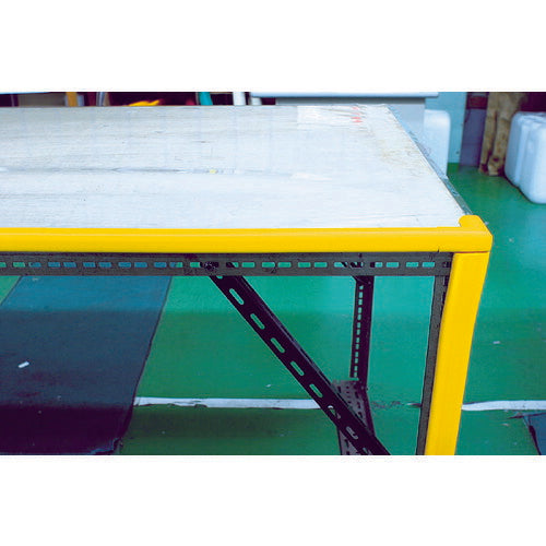 トラスコ中山（TRUSCO）　安心クッション L字型 細 10本入り アイボリー　【品番：T10AC-55】