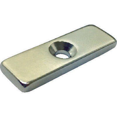 【メール便対応】トラスコ中山（TRUSCO）　ネオジム角形磁石 皿ねじ穴付 12mm×10mm×4mm M3 1個入り　【品番：T12K04-M3】