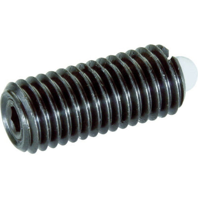【メール便対応】トラスコ中山（TRUSCO）　スプリングプランジャー M12 樹脂ピン　【品番：T12PN-R】