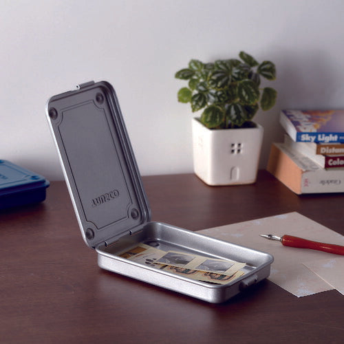 トラスコ中山（TRUSCO）　トランク型工具箱 154×105×29　ブルー　【品番：T-15】