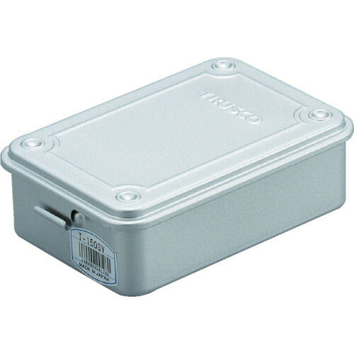 トラスコ中山（TRUSCO）　トランク型工具箱 154×105×52　シルバー　【品番：T-150SV】