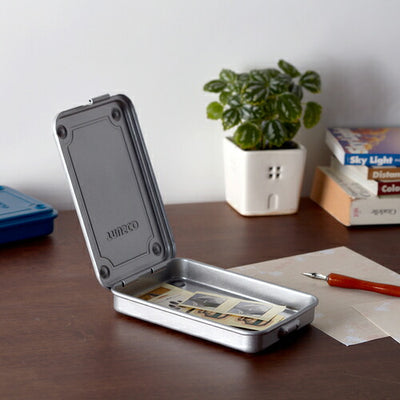 トラスコ中山（TRUSCO）　トランク型工具箱 154×105×29 シルバー　【品番：T-15SV】