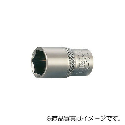 【メール便対応】トラスコ中山（TRUSCO）　ソケット 6角タイプ 差込角6.35 対辺7mm　【品番：T2-07S】