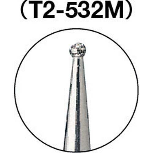 【メール便対応】トラスコ中山（TRUSCO）　ダイヤモンドバー Φ0.9×軸2.35 