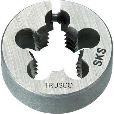 【メール便対応】トラスコ中山（TRUSCO）　丸ダイス 25径 ユニファイねじ 5/16UNC18 （SKS）　【品番：T25D-5/16UNC18】